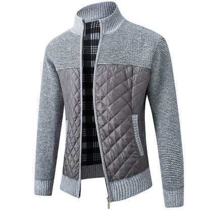 Herren Steppjacke Nylon Warm Isoliert