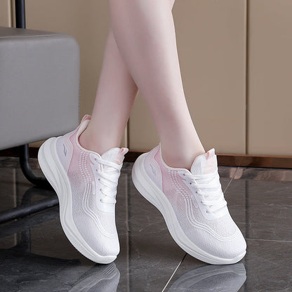 Damen Laufschuhe Atmungsaktiv Bequem Sneaker Sport