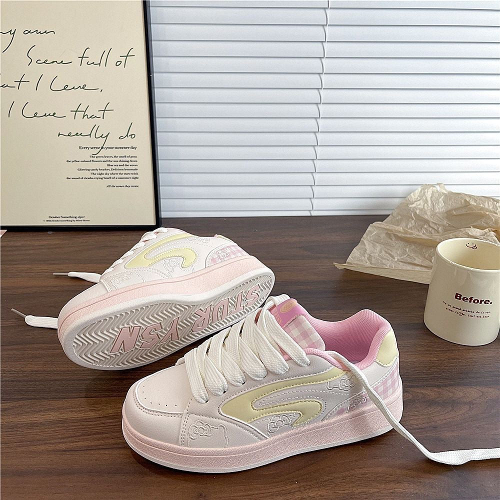 Damen Sneaker Trendy Atmungsaktiv Netzdesign