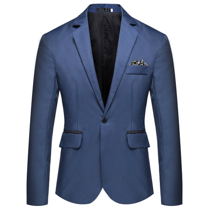 Herren Anzugjacke Modern Elegant Satiniert
