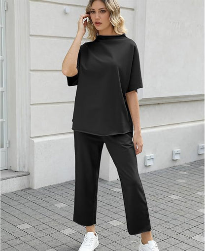 Damen Lounge Set Baumwoll gemütlich