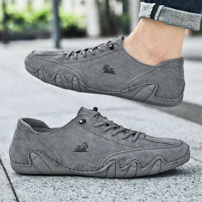 Unisex Lederschuhe Bequem Barfusschuhe
