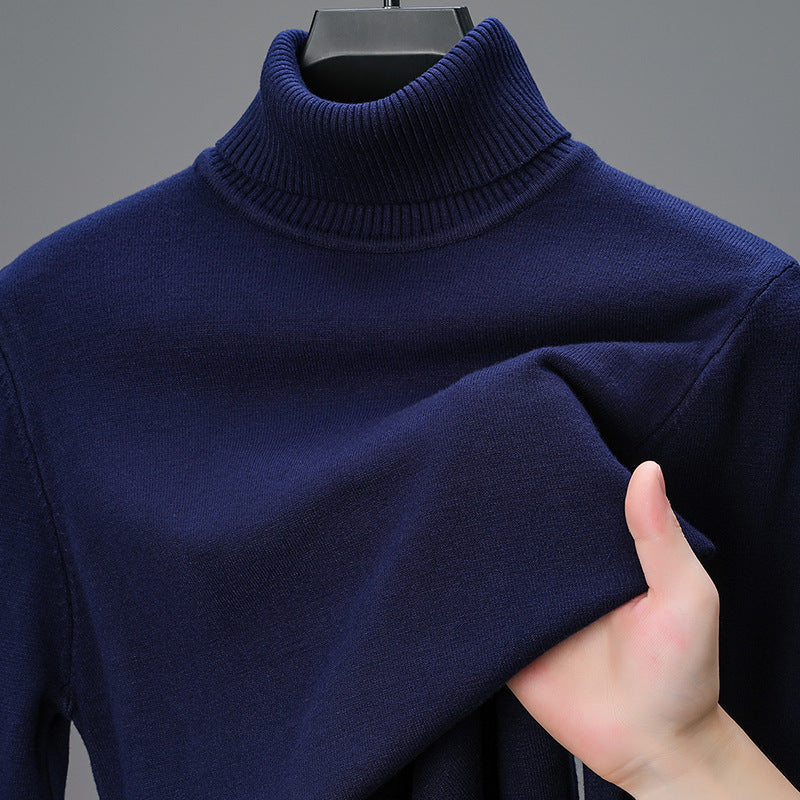 Herren Rollkragenpullover Eleganter Baumwolle Modern