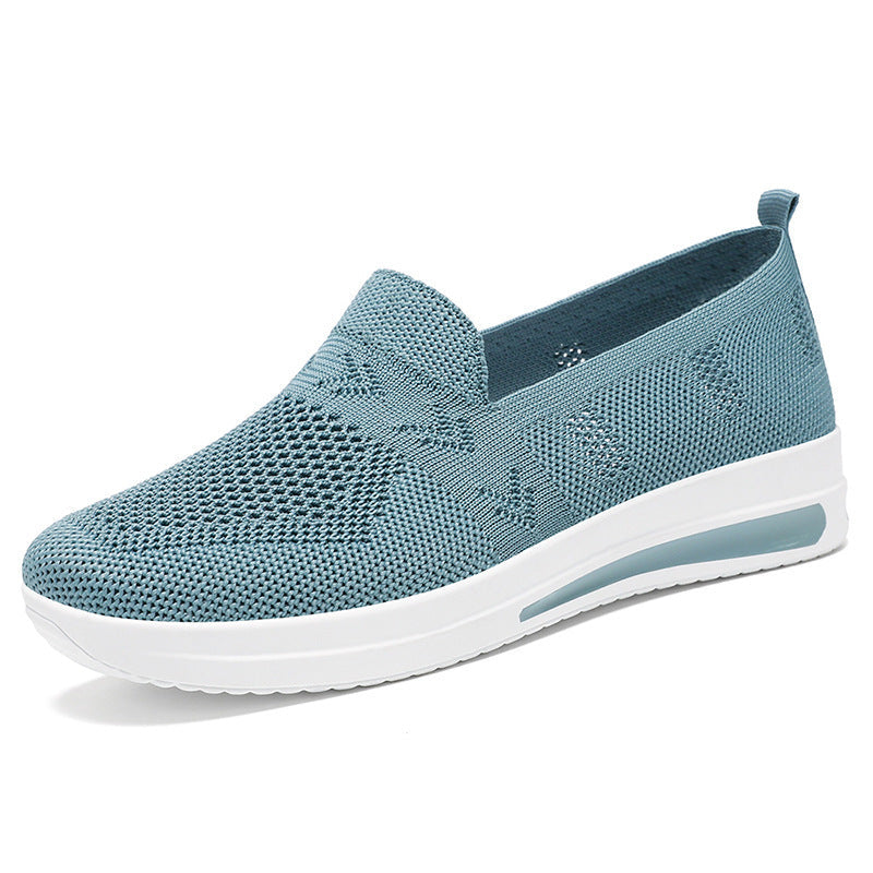 Damen Sneaker Slip-On atmungsaktiv mit weicher Sohle