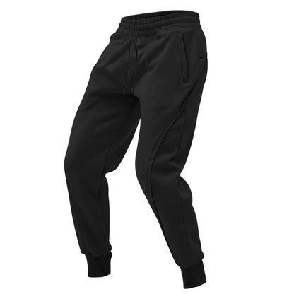 Herren Trainingshose Bequem Elastisch Mit Reißverschlusstaschen