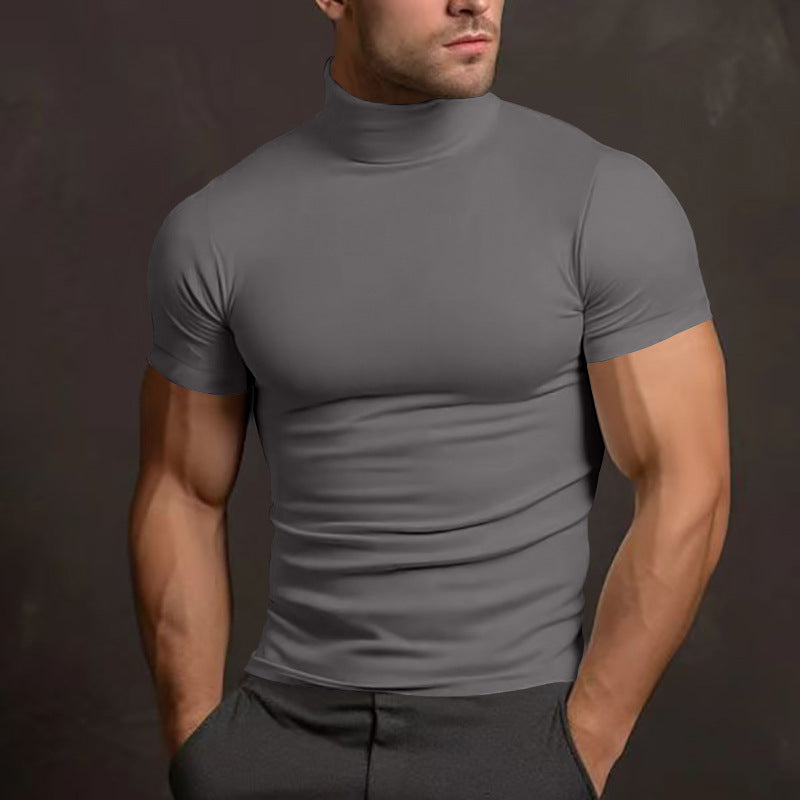 Herren Langarm-T-Shirt Atmungsaktiv Stretch Modern