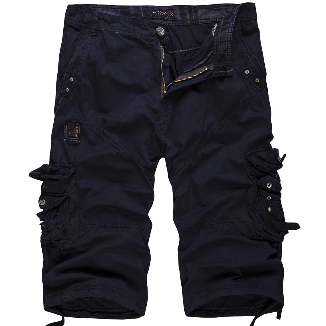 Herren Cargoshorts Bequem mit verstellbarem Bund und vielen Taschen