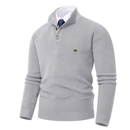 Herren Strickpullover mit Knopfdetails und modernem Stehkragen BerlinGlamour ist ein Titel, der sich auf elegante und stilvolle Lampe konzentriert. 

Oder vielleicht: Moderne