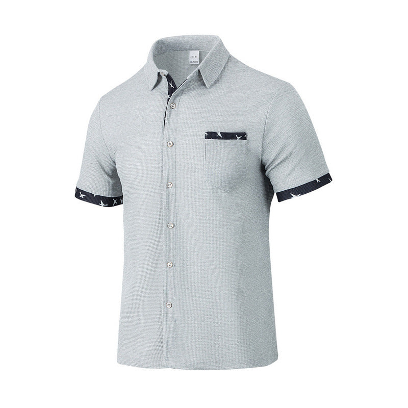 Herren Kurzarmhemd Modern Stilvoll Berlin