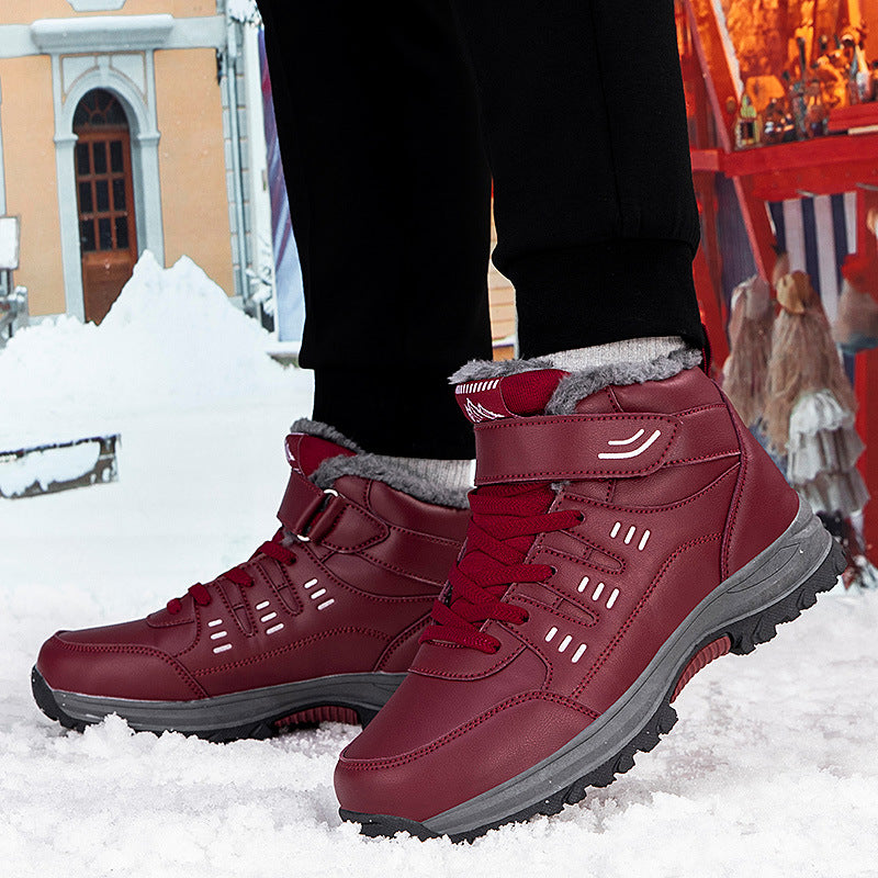 Wanderboots Damen Winterfest Isoliert Klettverschluss - BerlinGlamour