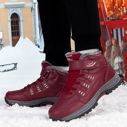 Wanderboots Damen Winterfest Isoliert Klettverschluss - BerlinGlamour