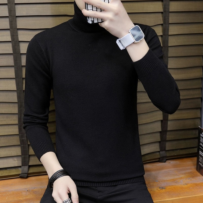 Herren Rollkragenpullover Bequem Warm Modern