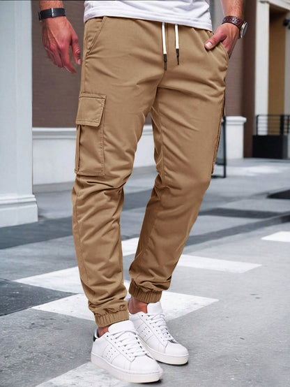 Herren Cargo-Hose Bequem Praktisch