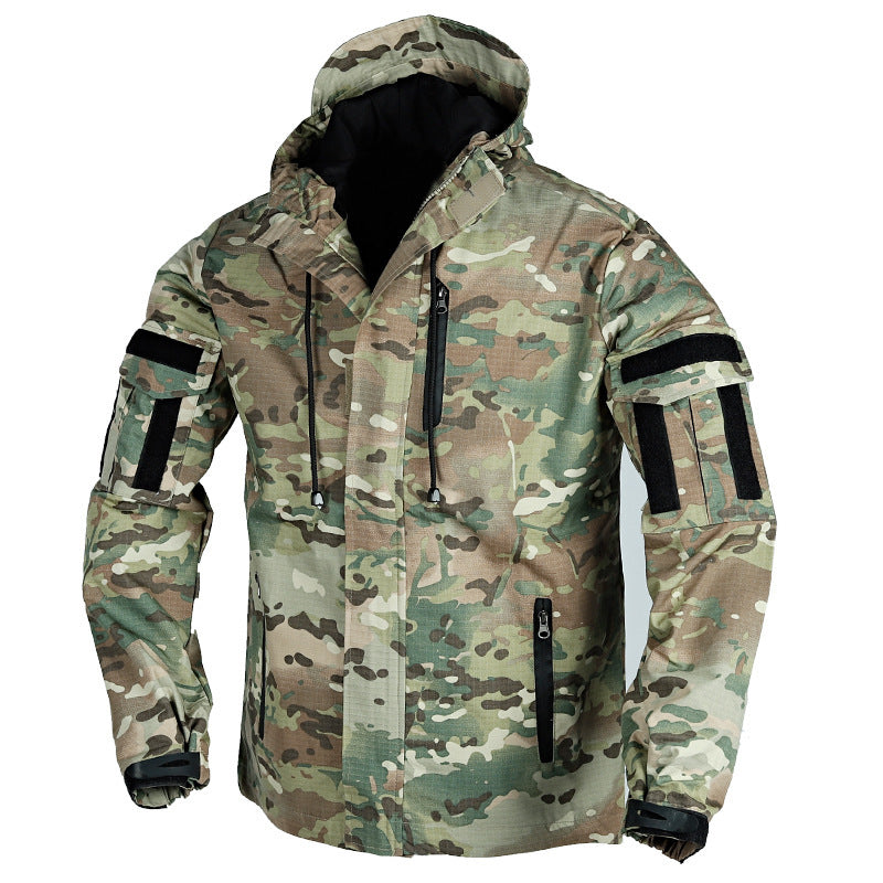 Herren Taktikjacke Wasserdicht Outdoor Funktionell