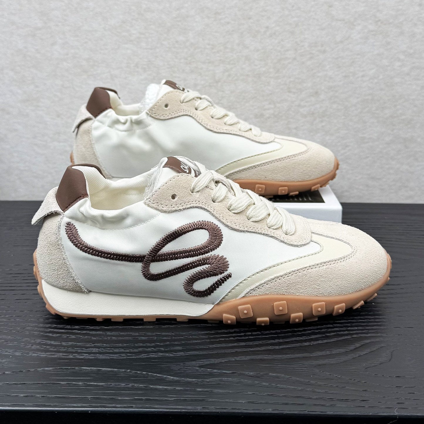 Damen Sneaker Sportlich Weich Wildleder Atmungsaktiv