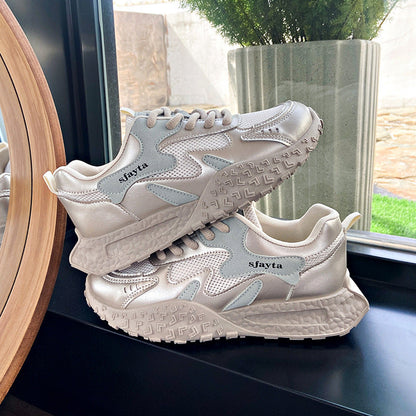 Damen Sneaker Sportlich mit Dämpfung Weich Laufschuhe