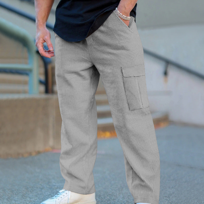 Herren Cargohose Bequem Elastisch Praktisch