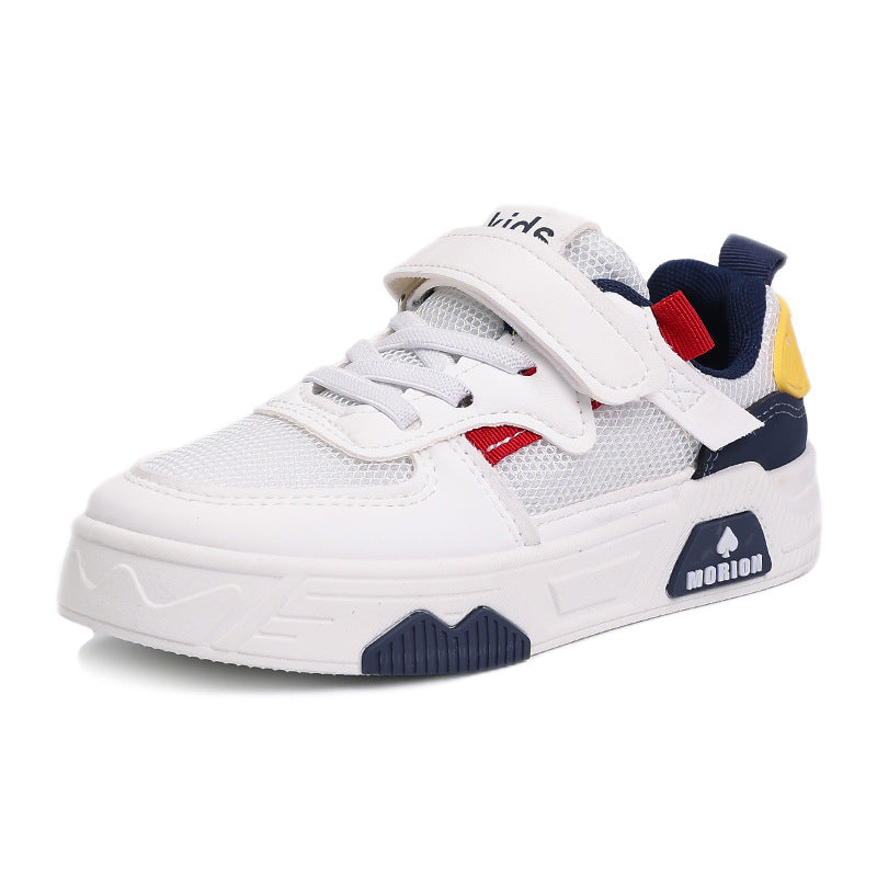 Damen Sneaker Atmungsaktiv Klett Schuhe Bequem