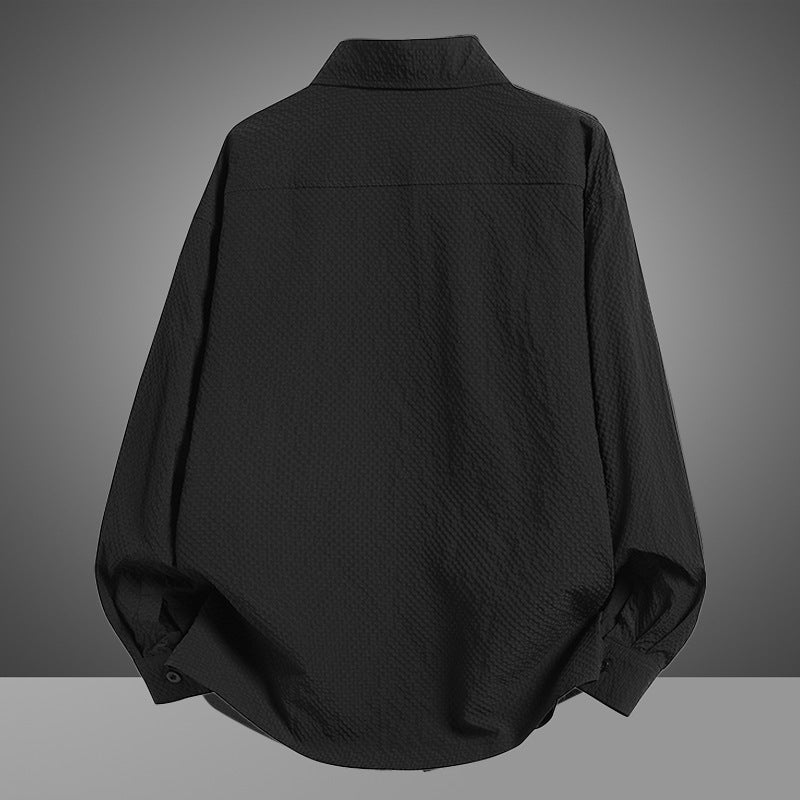 Herren Overshirt Lässig mit Taschen Modern