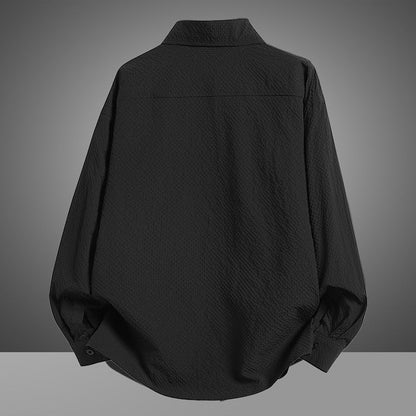 Herren Overshirt Lässig mit Taschen Modern
