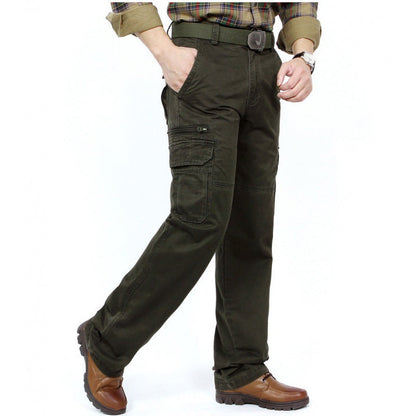 Herren Cargo-Hose Robust Vielseitig Reißverschluss Taschen