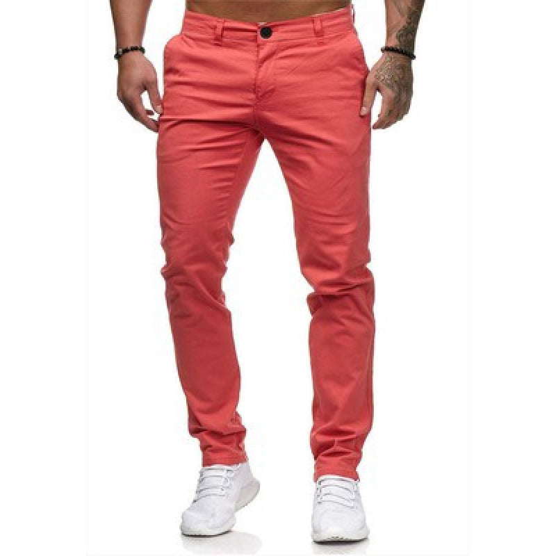 Herren Slimfit Chinos Hose Modern