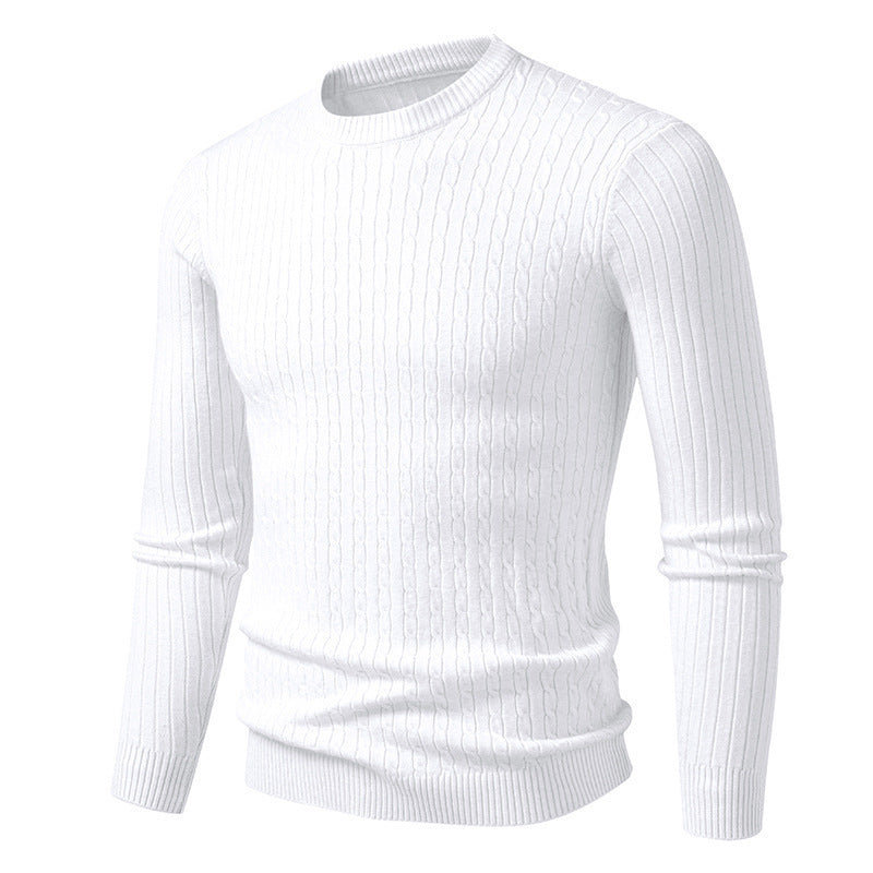 Strickpullover Herren Strukturiert Zopfmuster Modern