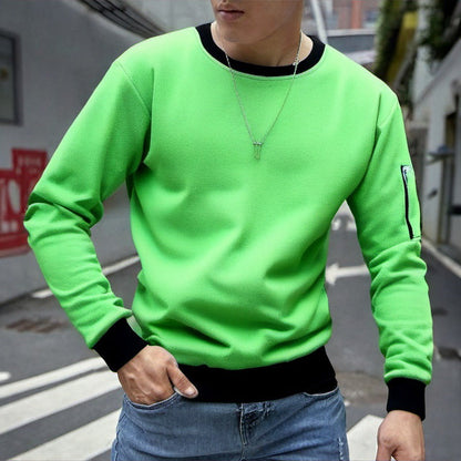 Herren Sportshirt Sweatshirt Casual Modern