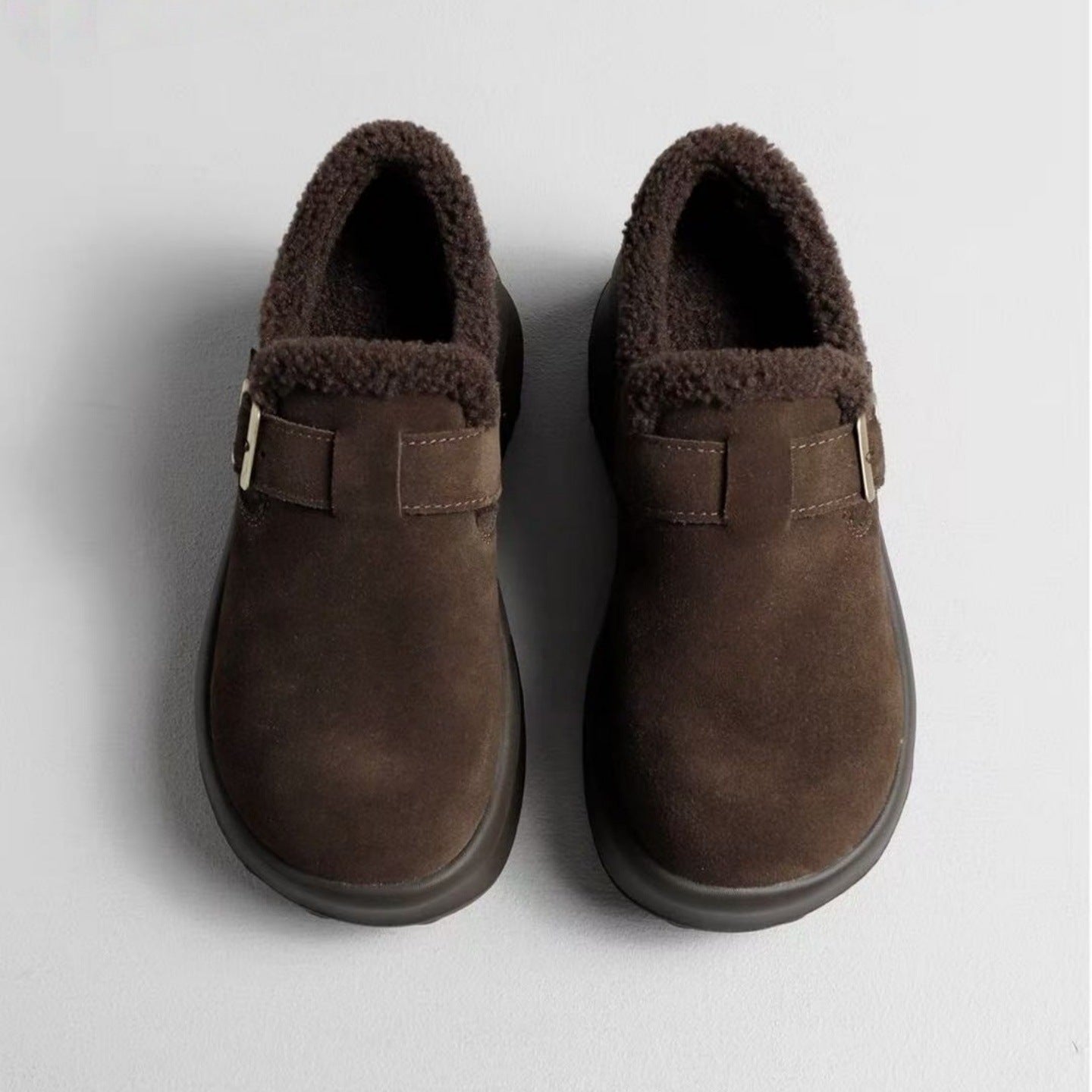 Damen Clogs Komfortabel mit Weichem Kunstfellfutter