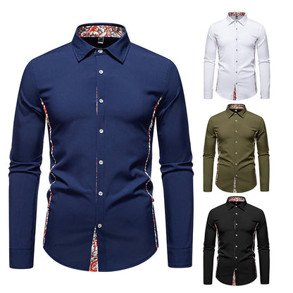 Herren Hemd Langarm Modern Floral_Style Berlin