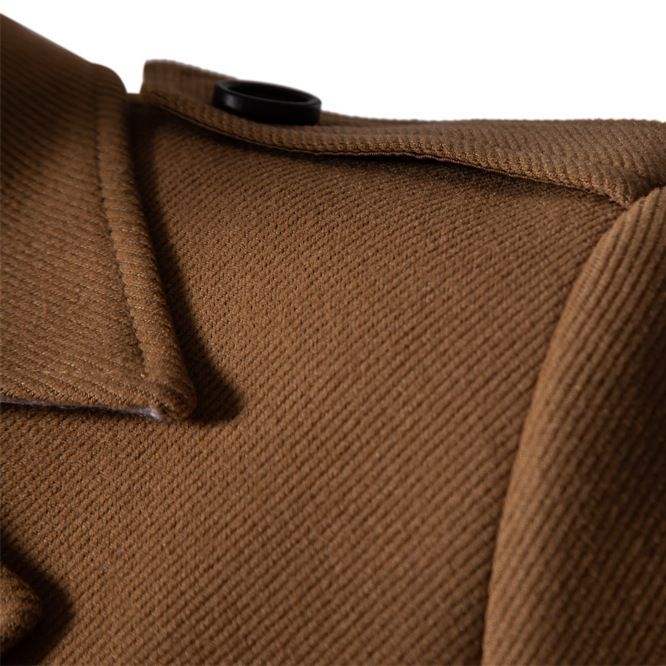 Herren Trenchcoat Klassisch Lang Wasserabweisend