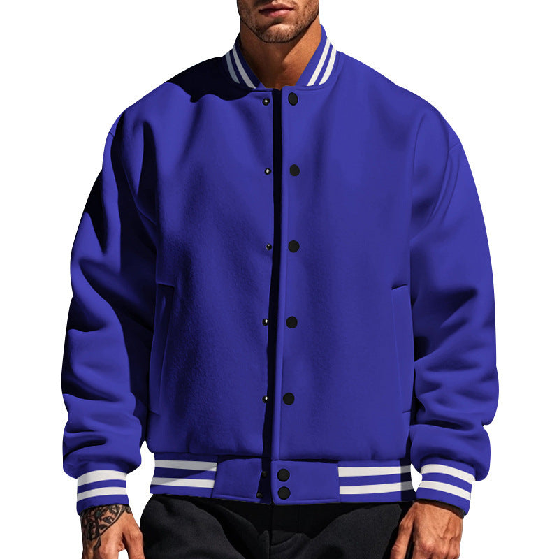 Herren Collegejacke Modern Sportlich Slim Fit