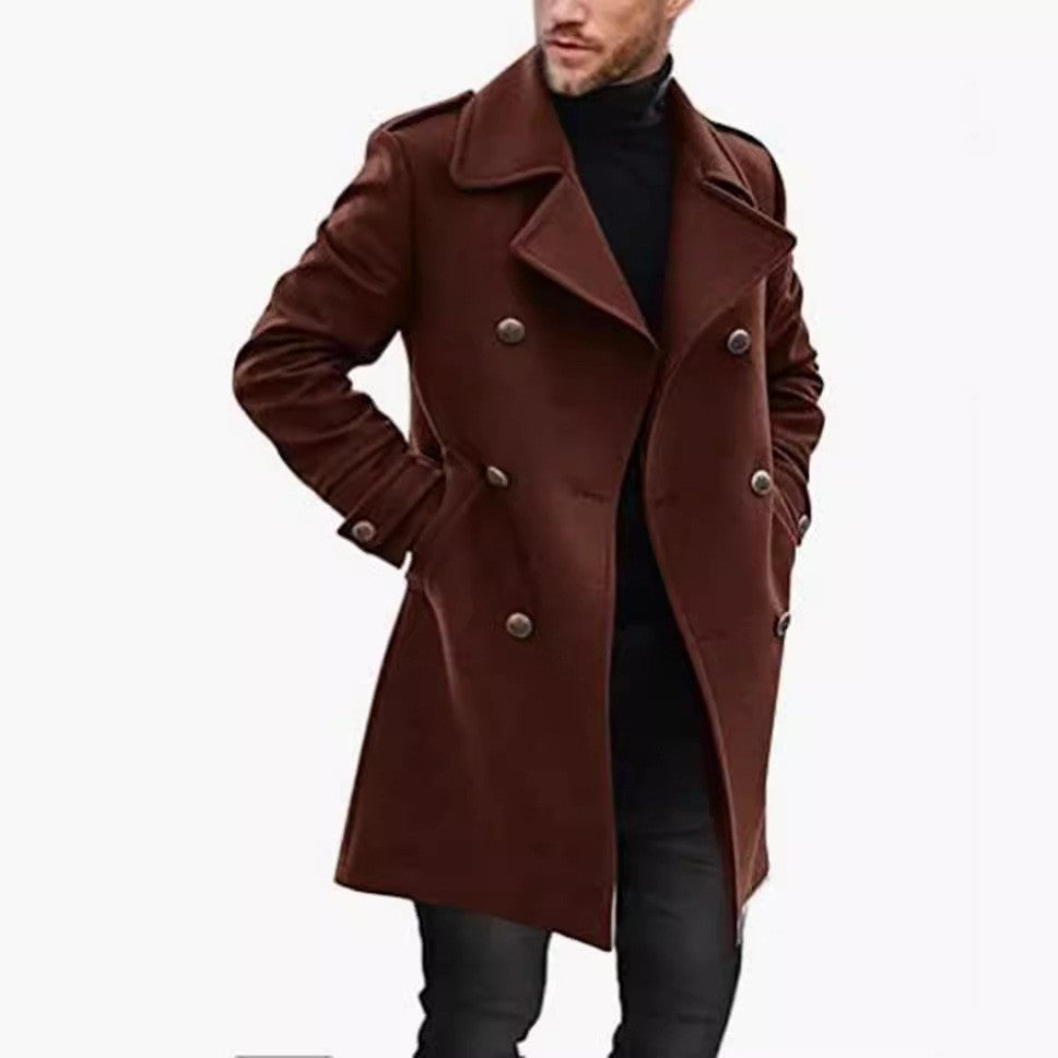 Herren Trenchcoat Leicht Elegant Frühjahr Mantel - BerlinGlamour
