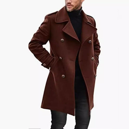 Herren Trenchcoat Leicht Elegant Frühjahr Mantel - BerlinGlamour