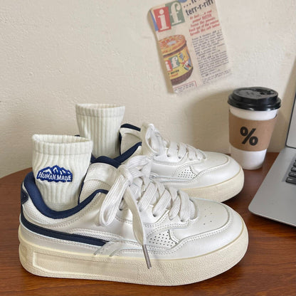 Damen Sneaker Retro Style Bequem Gepolstert