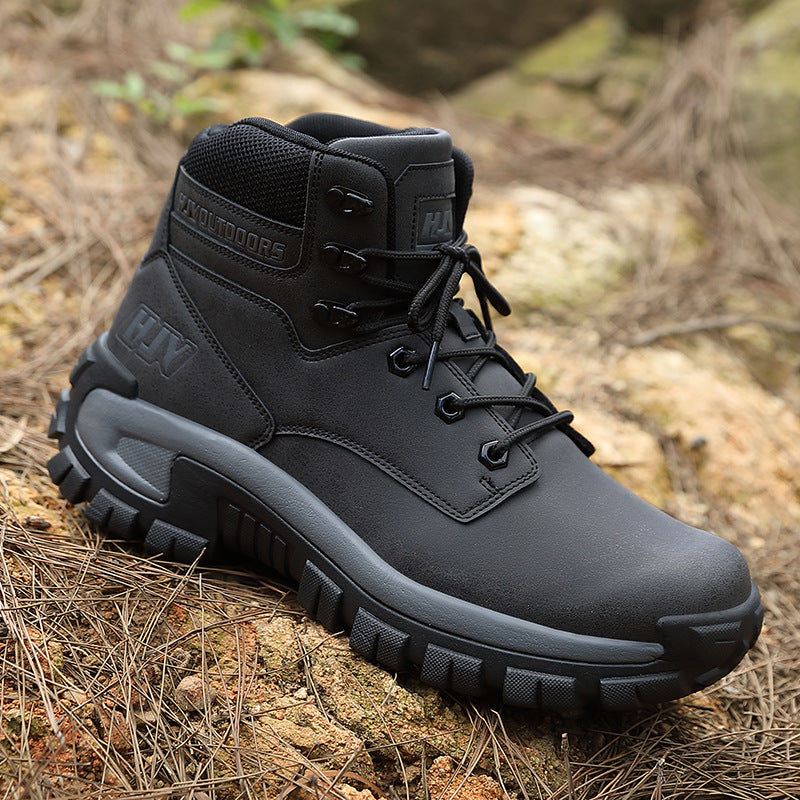 Herren Outdoor-Stiefel Wasserdicht Rutschfest Komfortabel