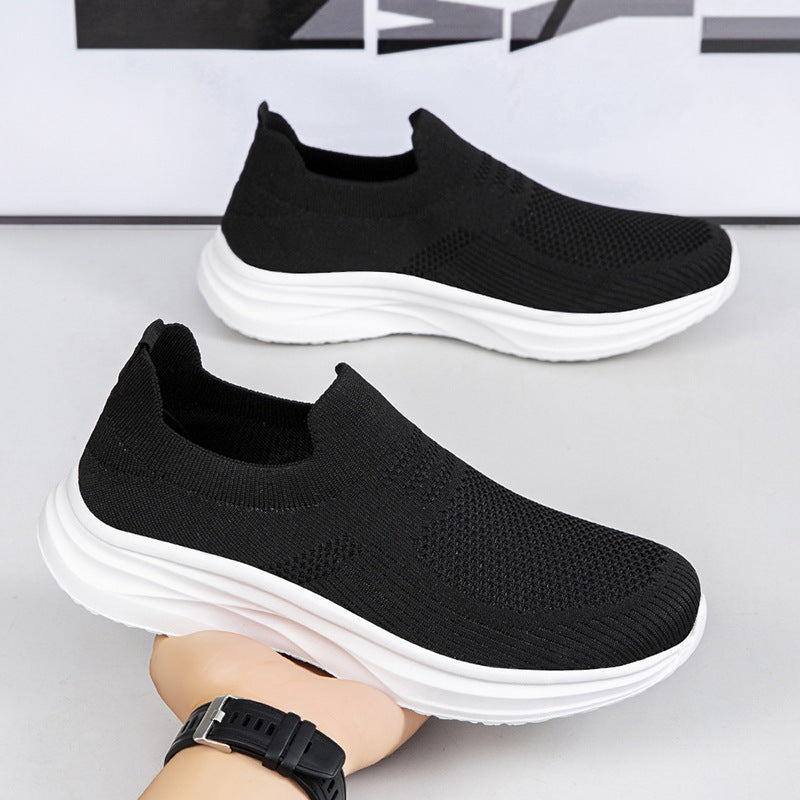 Damen Sneaker Sportlich Atmungsaktiv Komfortabel Schwarz - BerlinGlamour
