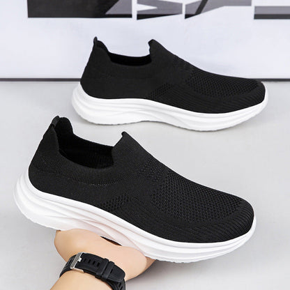 Damen Sneaker Sportlich Atmungsaktiv Komfortabel Schwarz - BerlinGlamour