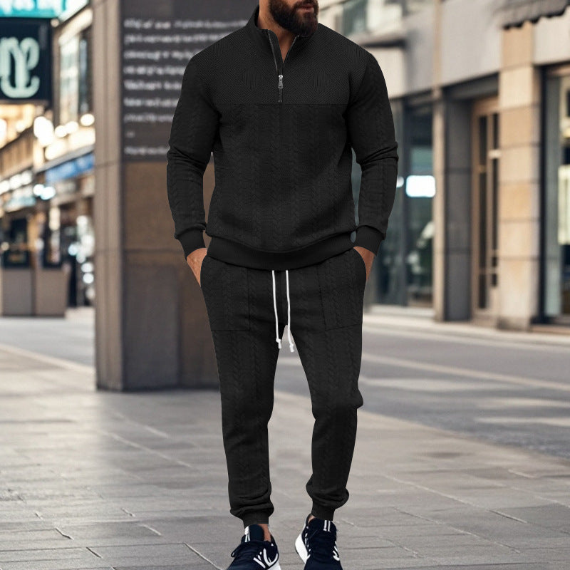 Herren Sportset Atmungsaktiv Strukturiert Modern