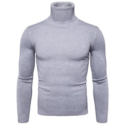 Herren Rollkragenpullover Fein Strick Hochwertig Elegант