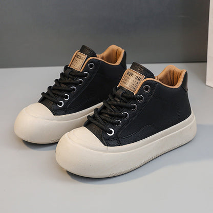 Damen Sneaker High-Top bequem Sportlich Schwarz