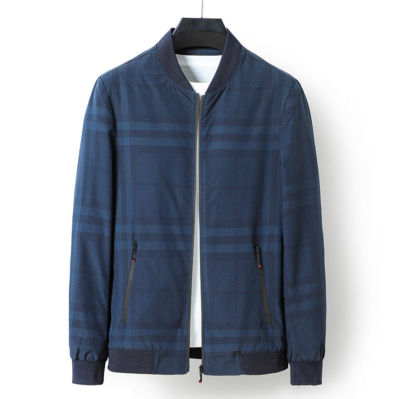 Herren Leichtjacke Sportlich Gestreift Modern