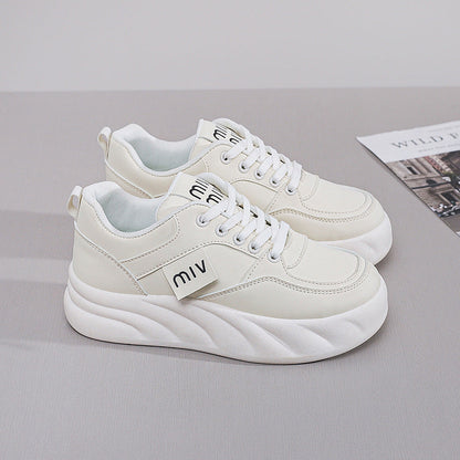Damen Sneaker Platform atmungsaktiv Komfort Schuhe