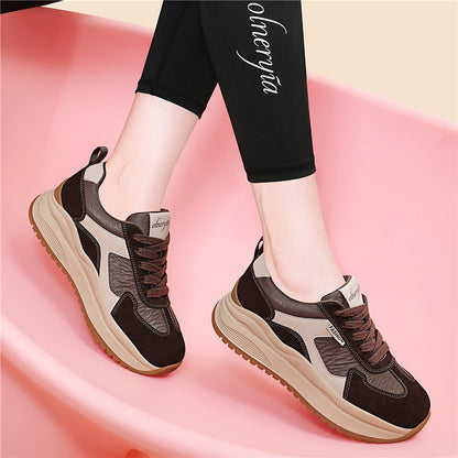 Damen Sneaker Sport Laufsohle Atmungsaktiv