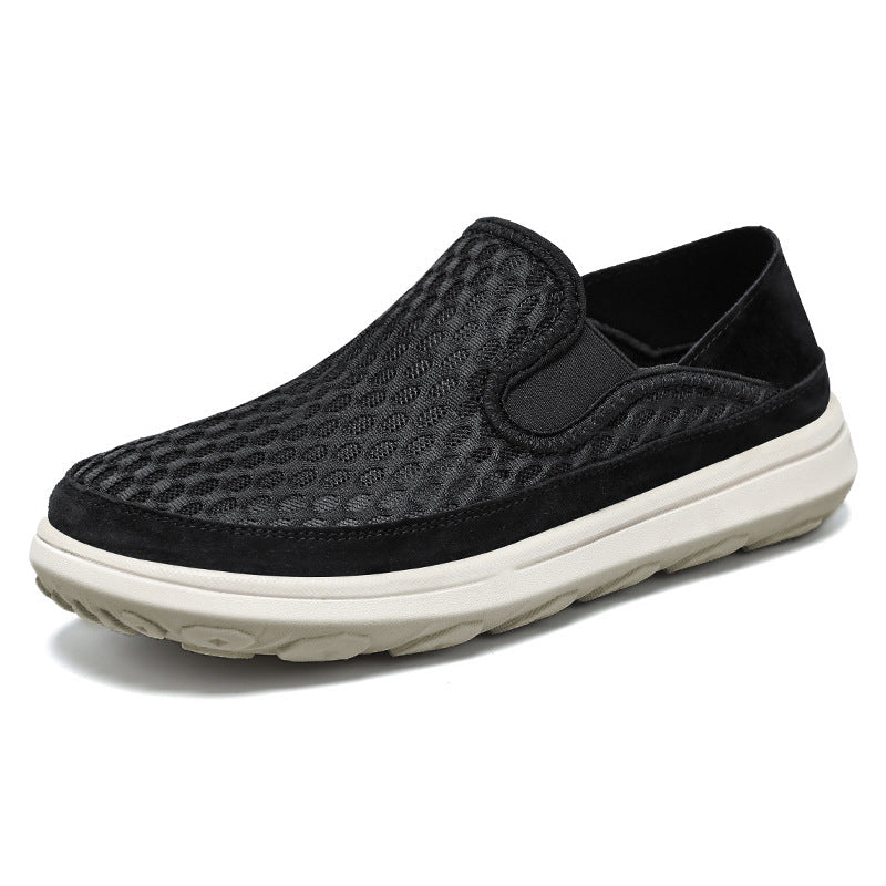 Damen Slip-On Schuhe Atmungsaktiv Freizeit Schuhe Bequem