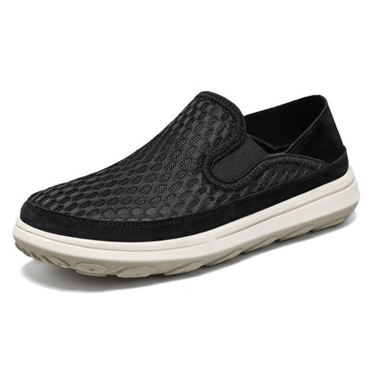 Damen Slip-On Schuhe Atmungsaktiv Freizeit Schuhe Bequem