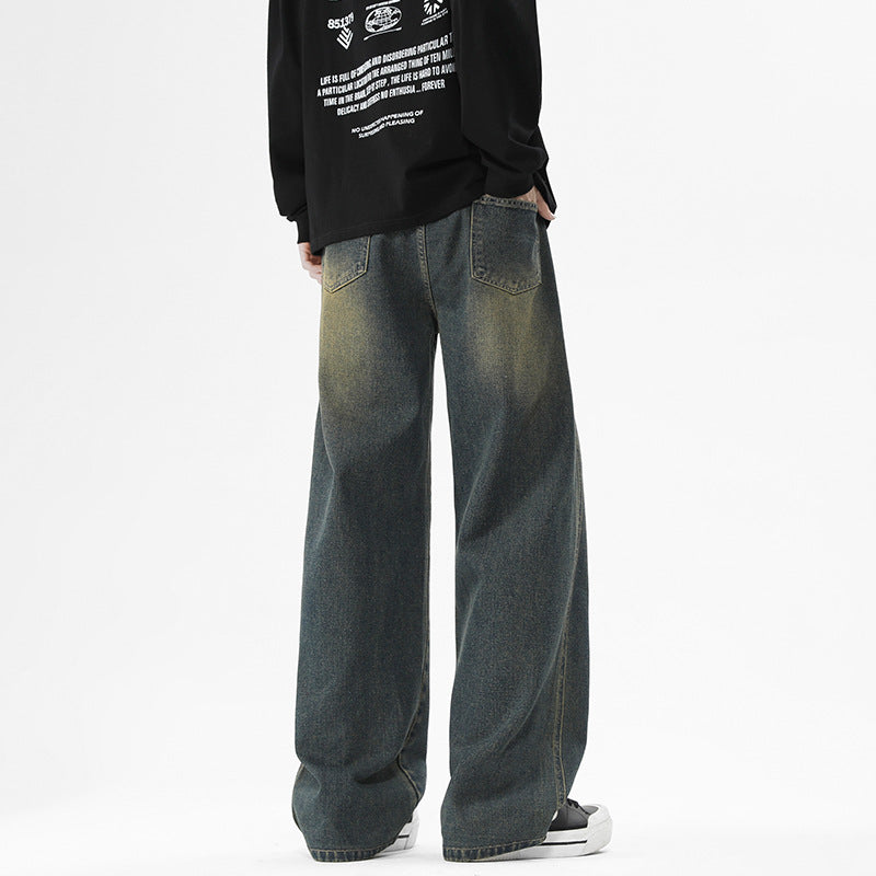 Herren Jeans Distressed Lässig Berlin Style