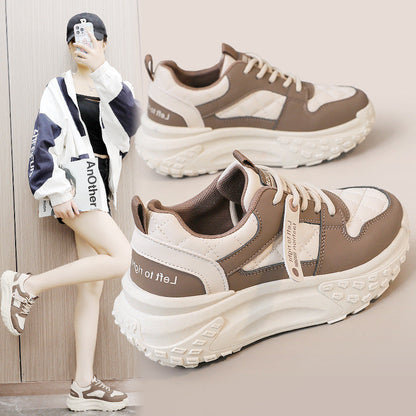 Damen Sneaker Chunky Bequem Strapazierfähig Mode