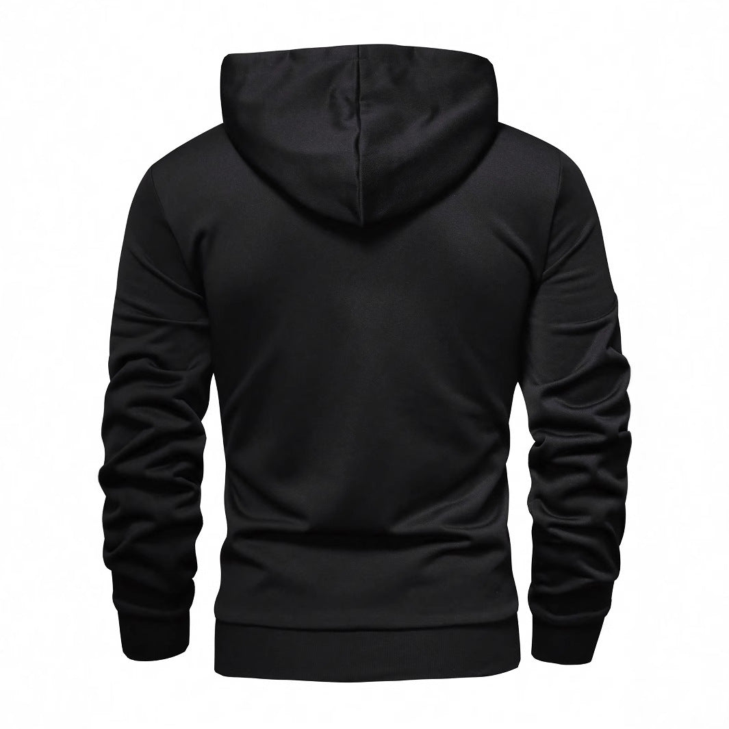 Herren Hoodie Kapuze Praktisch Mit Taschen