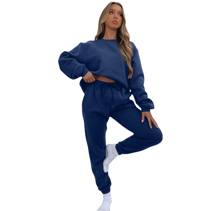 Damen Jogginganzug Bequem Sweatshirt Hose Sportlich